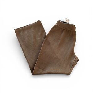 NWT St. John Collection Nori Light Brown Pull On Santana Knit Pants Sz 12